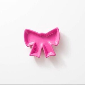 New! Target Bullseye Playground Pink Ceramic Coquette Bow Small Trinket dish